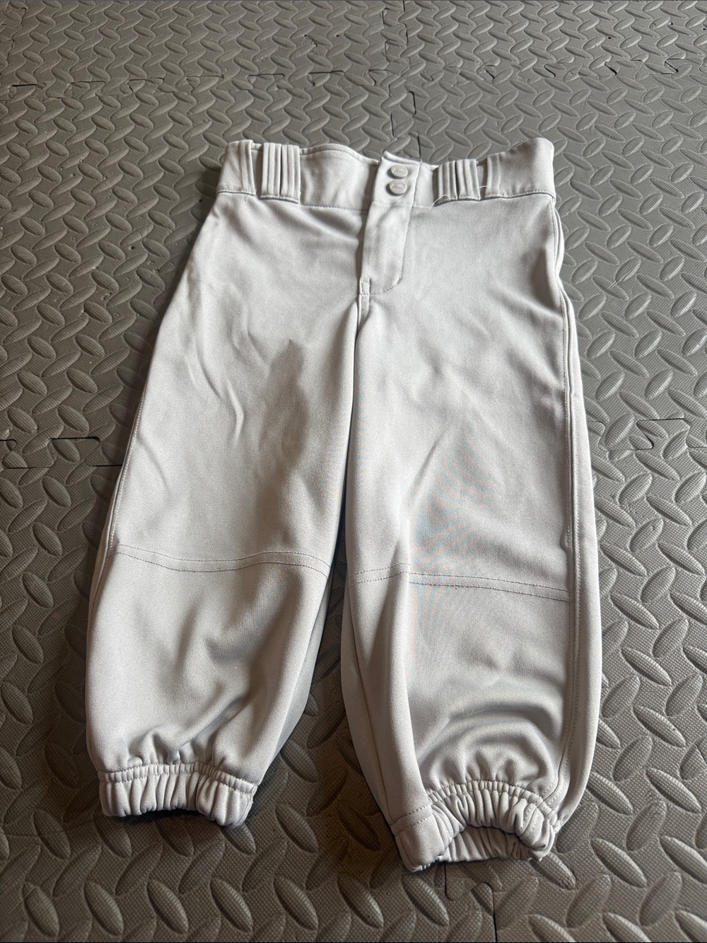 Kids gray Elastic-Cuff Bottoms